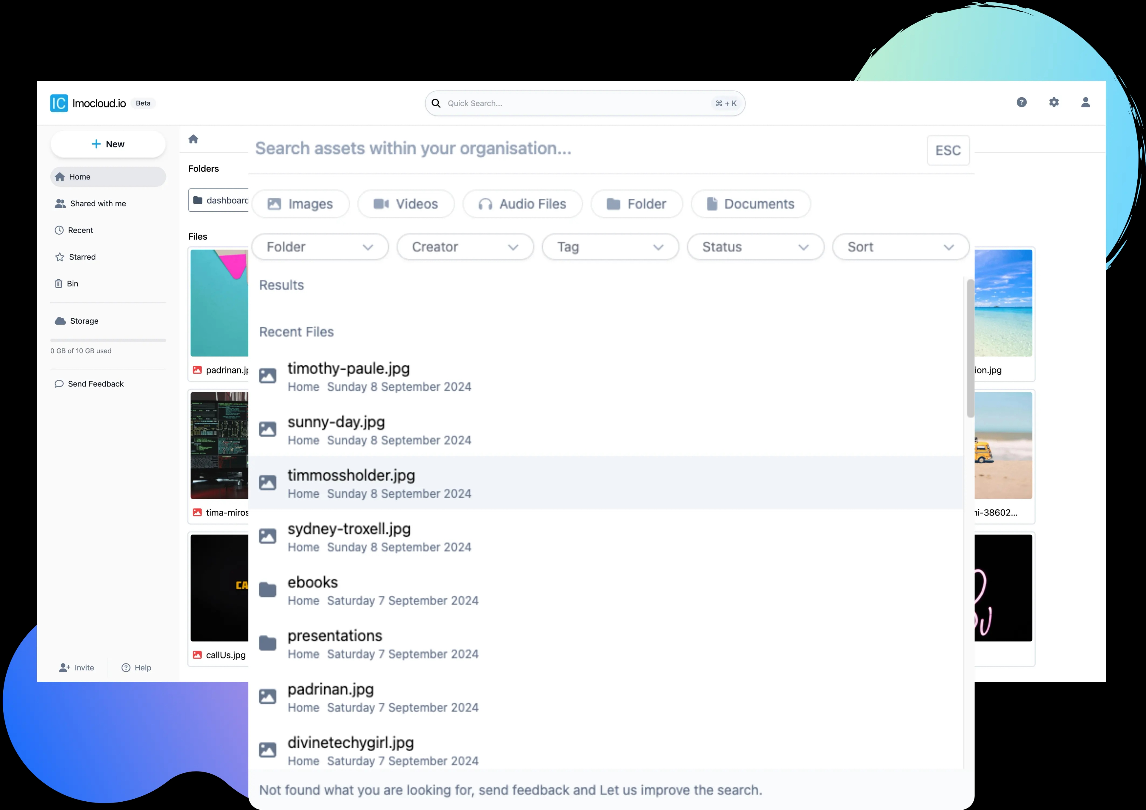 meta data management with imocloud.io
